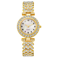 Thumbnail for Luxury Fashion Women Watch Set Silver Strap Ladies Quartz Wristwatch Alloy Bracelet