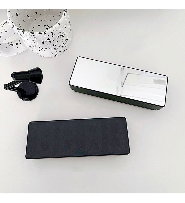LED Creative Mirror Alarm Clock (Battery & Plug-in)
