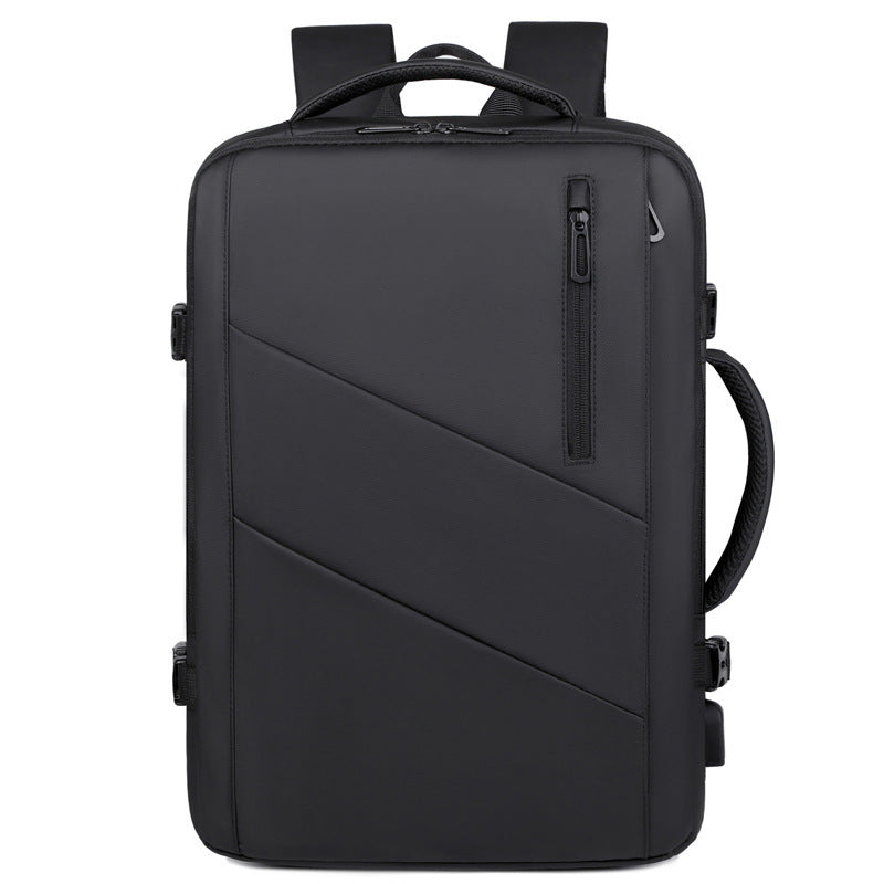 17 Inch Multi Pocket Expandable Laptop Backpack