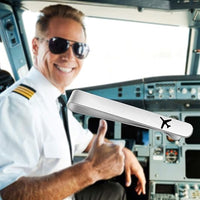 Thumbnail for Customisable 304 Stainless Steel Airplane Tie Clip - view 6