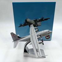 Thumbnail for US Air Force C-130J Super Hercules Transport Aircraft Airplane Model Scale 1:200