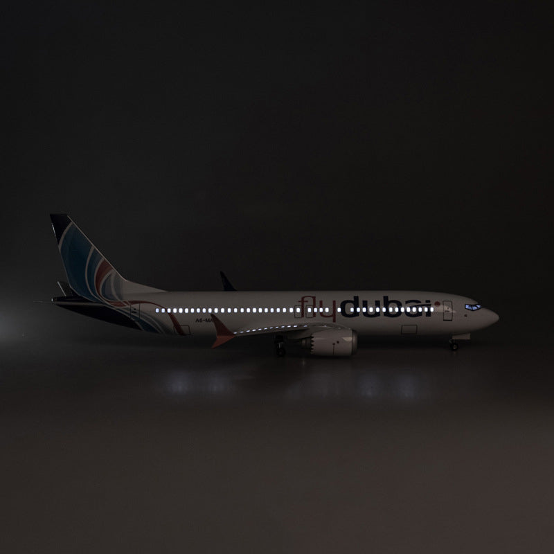 Fly Dubai Airline Boeing 737 MAX (Special Edition 47CM) Airplane Model