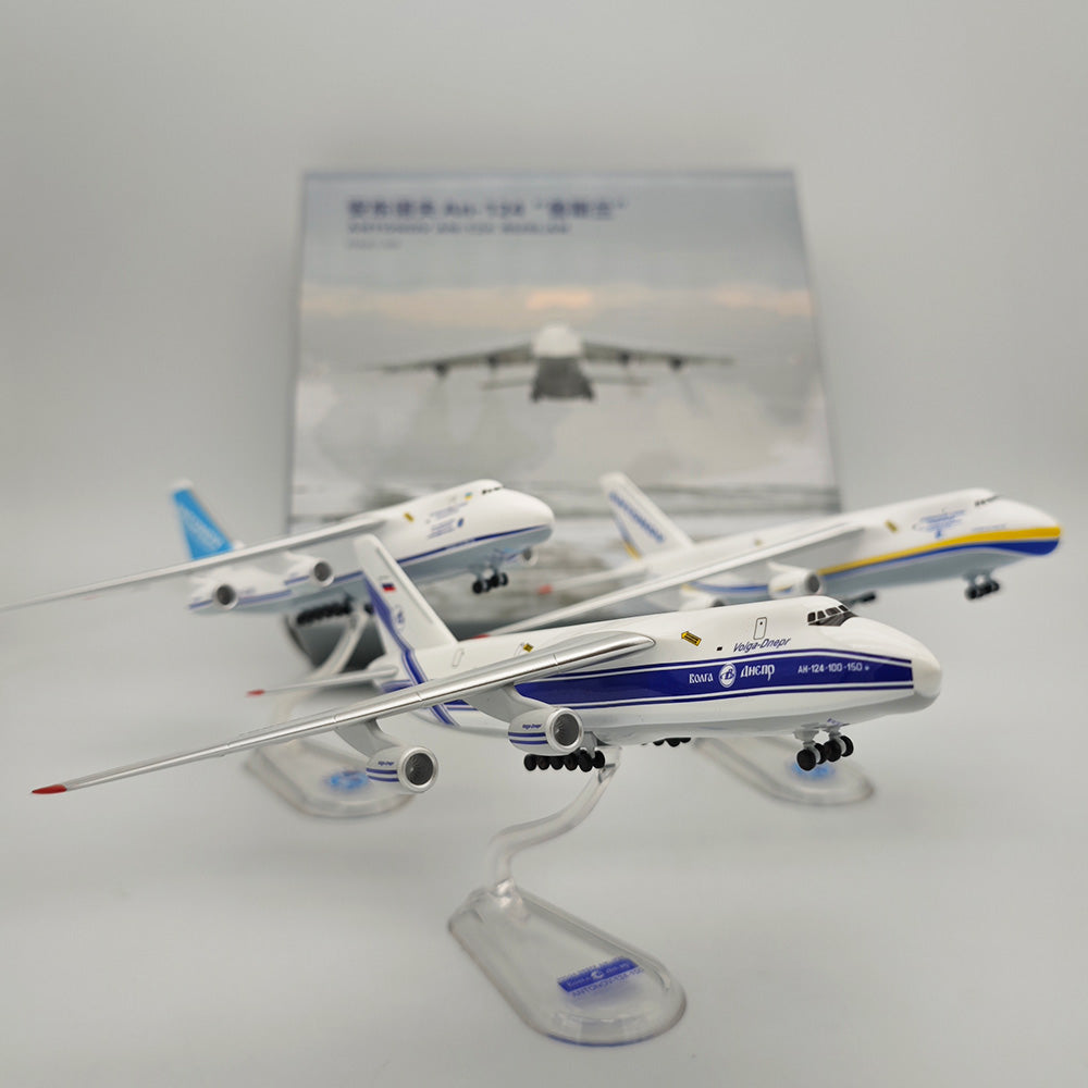 Ukrainian Antonov Ukraine An-124 (AN124)  Airplane Model (1/400 Scale)