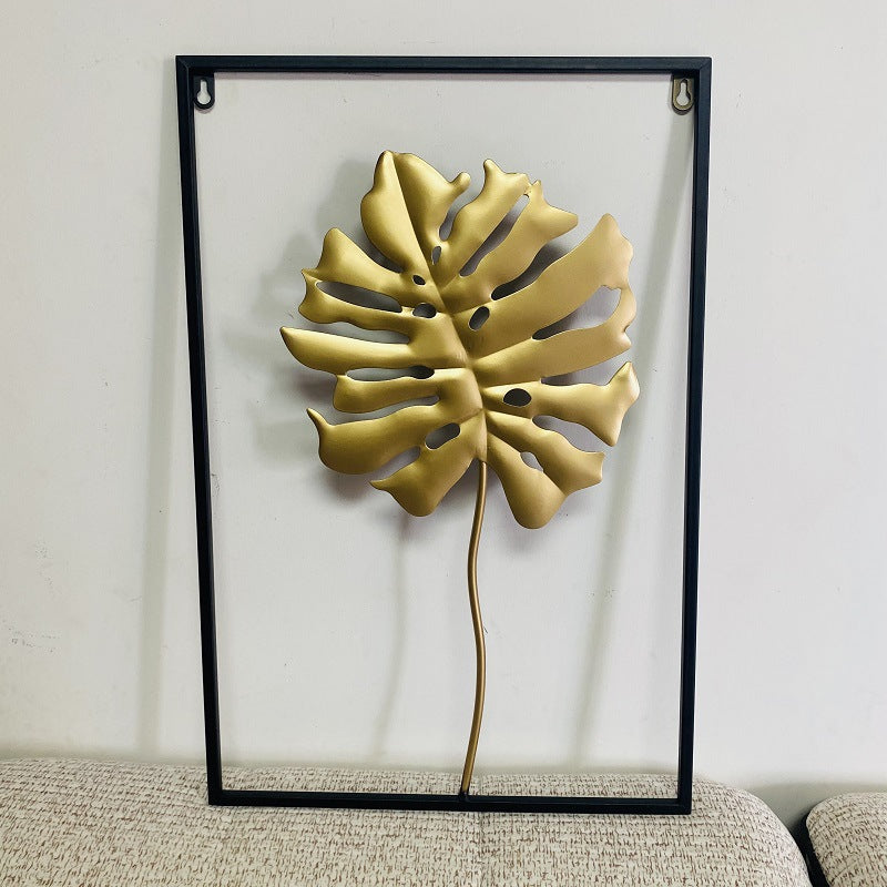 Single Monstera leaf Wall Decoration/Hanging: For Living Room