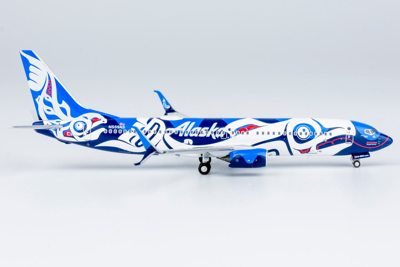 Alaska Airlines B737-800 N559AS Airplane Model (1/400 Scale)