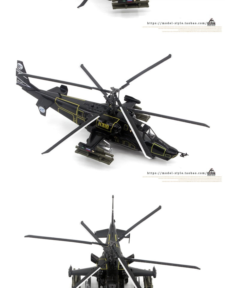 Small Operator Russian Air Force KA-50 Black Shark Armed Helicopter KA50 Model 1/72 37024