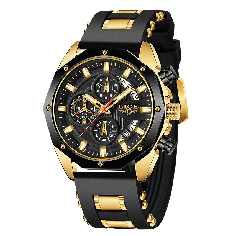 Top Brand Luxury Silicone Sport Watch Quartz Men Watche