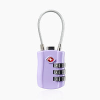 Thumbnail for TSA Customs Code Lock for Travel Luggage Password Changeable Lock Contrast Color Design Padlock