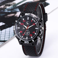 Thumbnail for Kegllect Men Quartz Watch Silicone Strap Business Fashion Watches