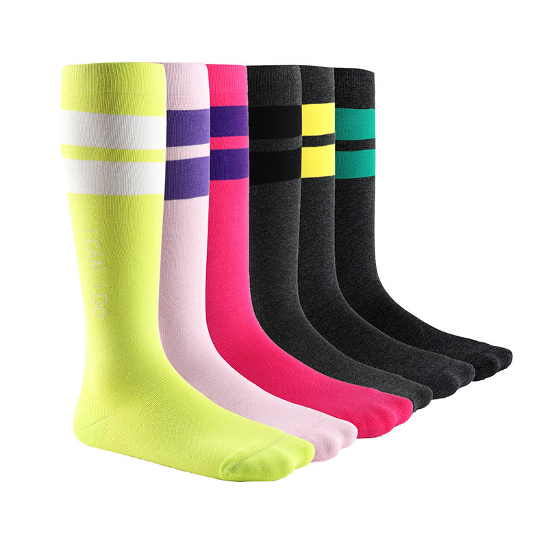 Women's Sports socks High-top micro pressure quick drying socks aerobics pressure socks