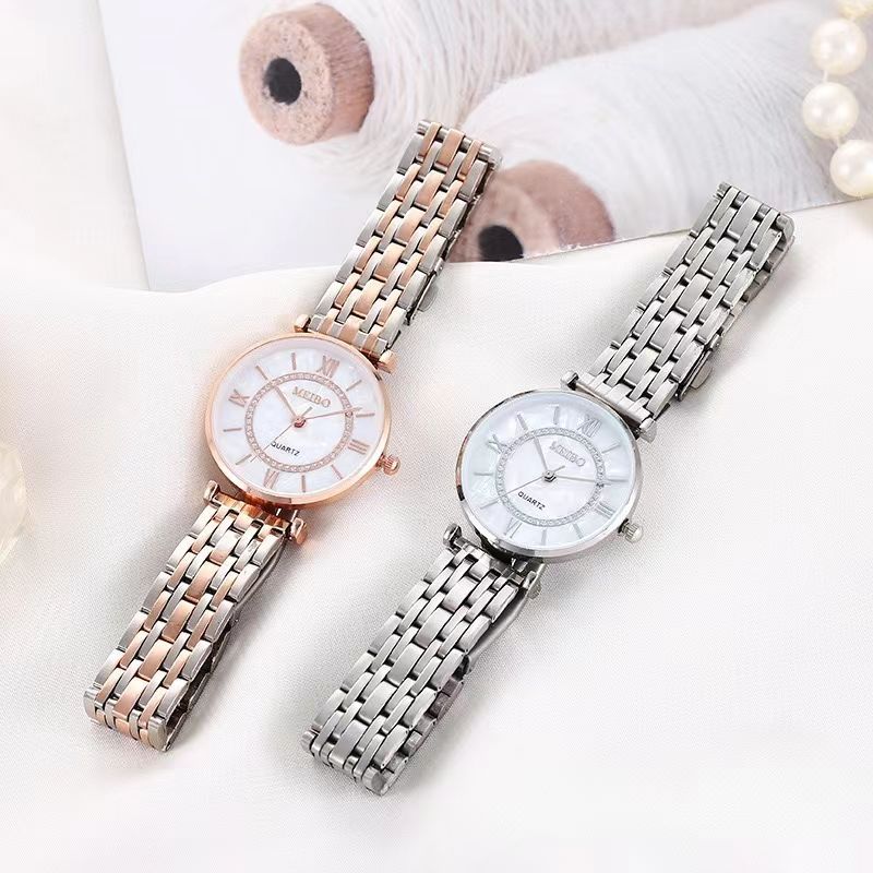 Fashion Diamond Ladies Quartz Watch Steel Female Wristwatch Luxury Crystal Women Bracelet Watches