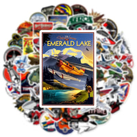 Thumbnail for 50 Pieces Fighter Military Suit A Stickers (Mixed)