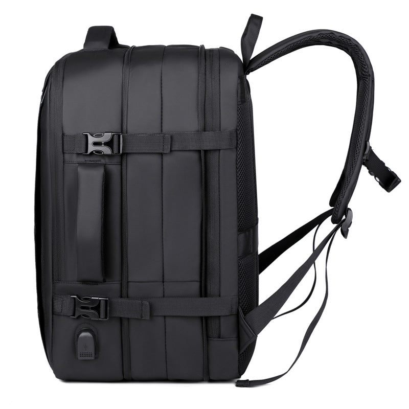 17 Inch Multi Pocket Expandable Laptop Backpack