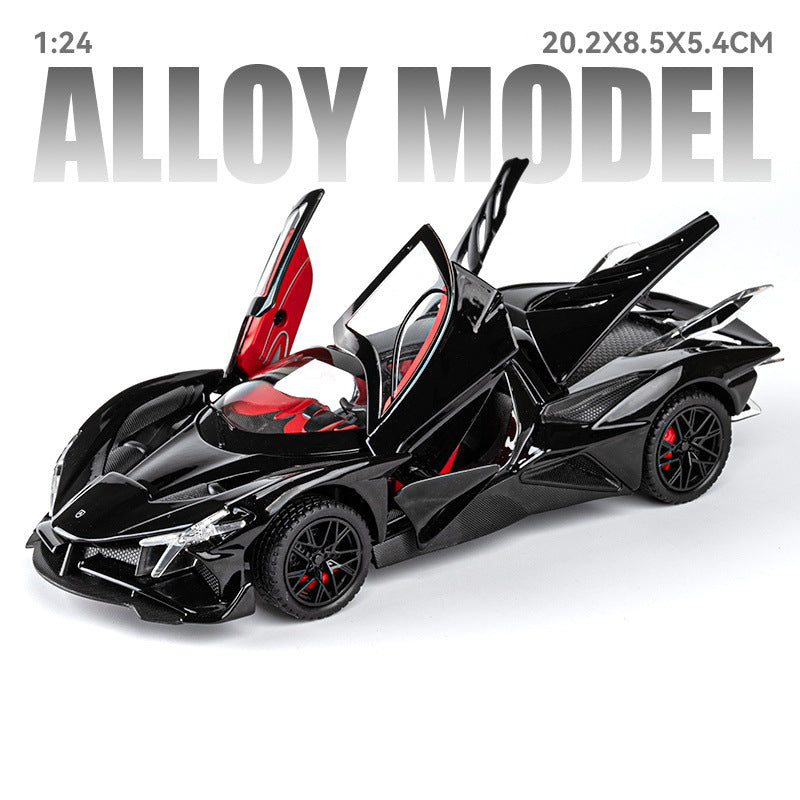 1:24 Apollo EVO IE Car Model Toy Pull Back Alloy Diecast Doors