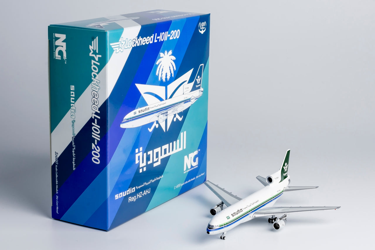 NG32012 Saudia Lockheed L-1011-200 HZ-AHJ Airplane Model (1:400 Scale)