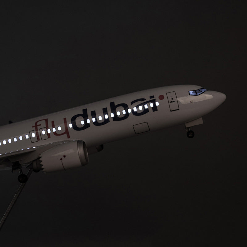 Fly Dubai Airline Boeing 737 MAX (Special Edition 47CM) Airplane Model