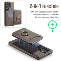 Thumbnail for 2 in 1 Detachable Magnetic Leather Case for Samsung S25Ultra with Card Holder