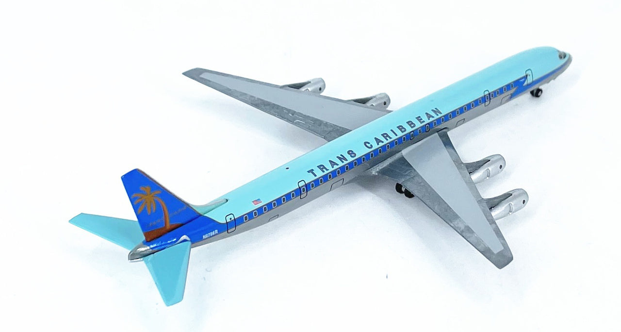 Trans Caribbean Airlines DC8 DC-8 Airplane Model (1:500 Scale)