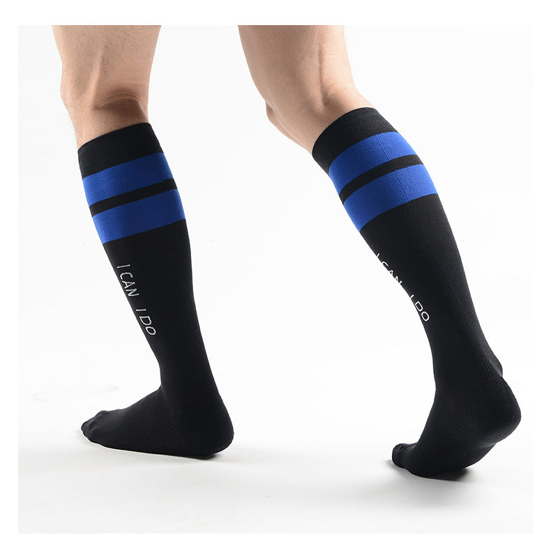 Men's Sports socks High-top micro pressure quick drying socks aerobics pressure socks