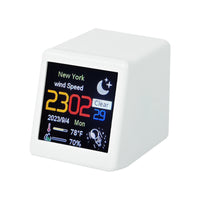 Thumbnail for Small Portable Smart WiFi Weather Station Digital Alarm Clock