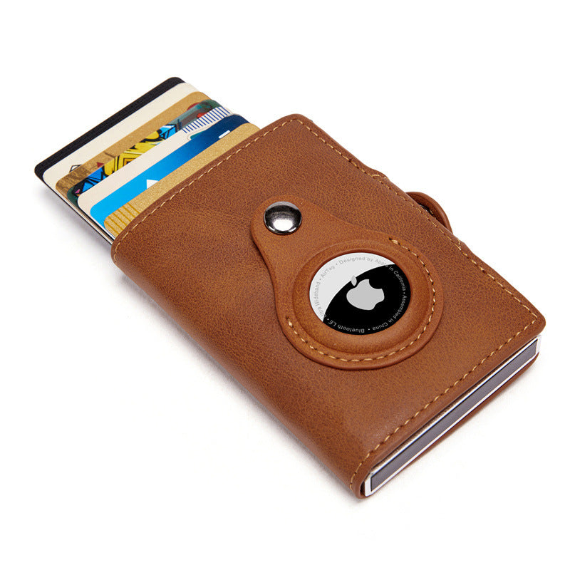 PU-Rfid Card Holder  for Apple Airtag Wallet