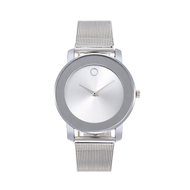 Thin Mesh Belt Men's Watch Fashionable Simple Business Casual Alloy Sports Quartz Watch