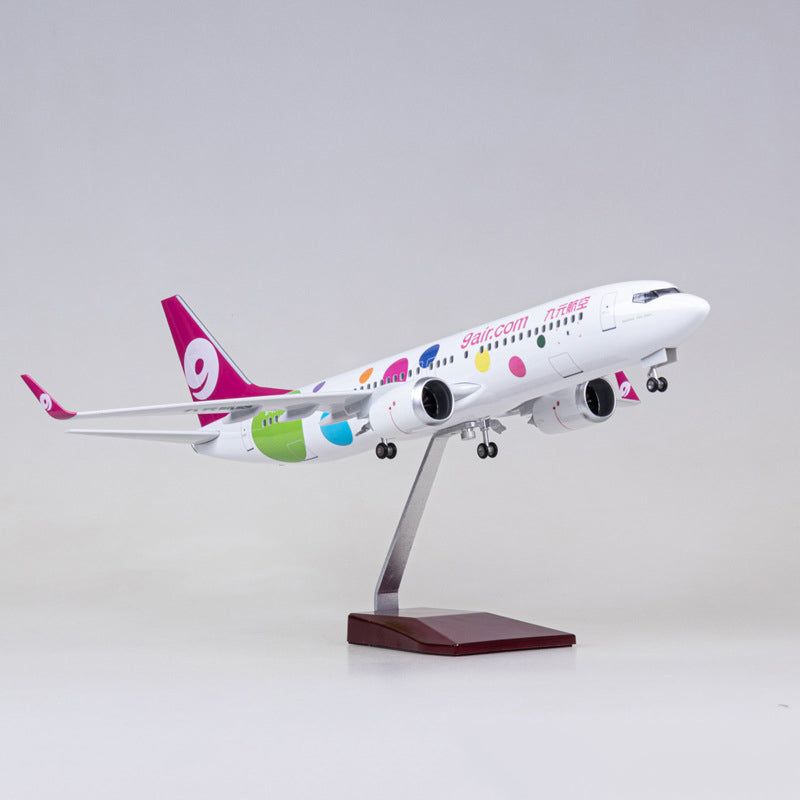 9air Boeing 737-800 (Special Edition 47CM) Airplane Model