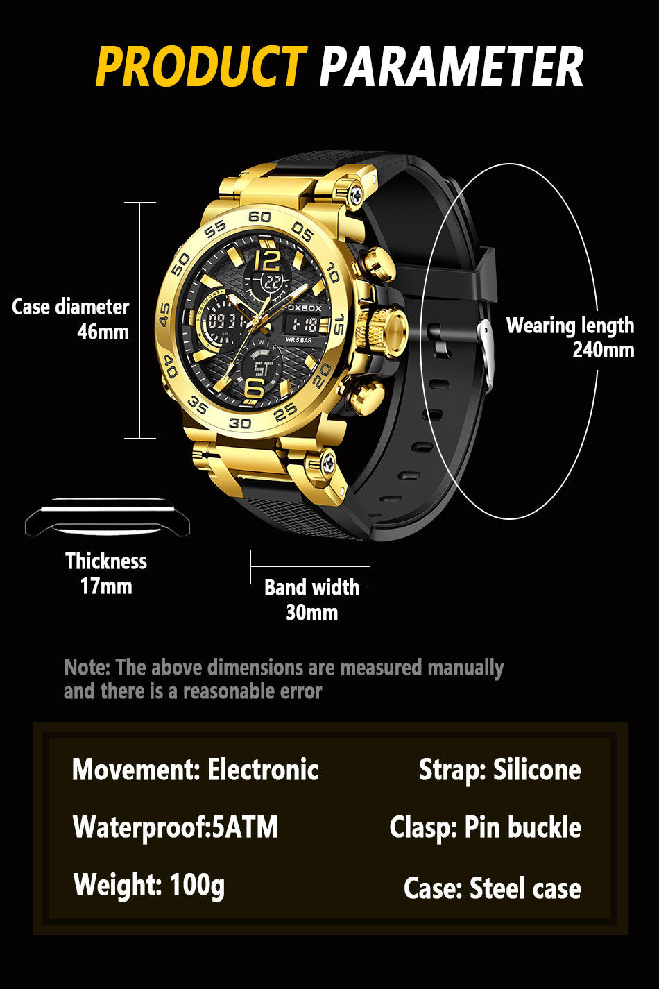 Business Men Fashion Diver Top Brand Luxury Sport Waterproof Military Watch