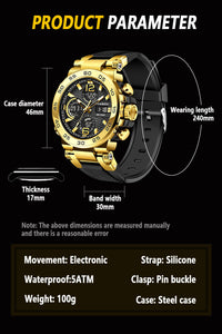 Thumbnail for Business Men Fashion Diver Top Brand Luxury Sport Waterproof Military Watch