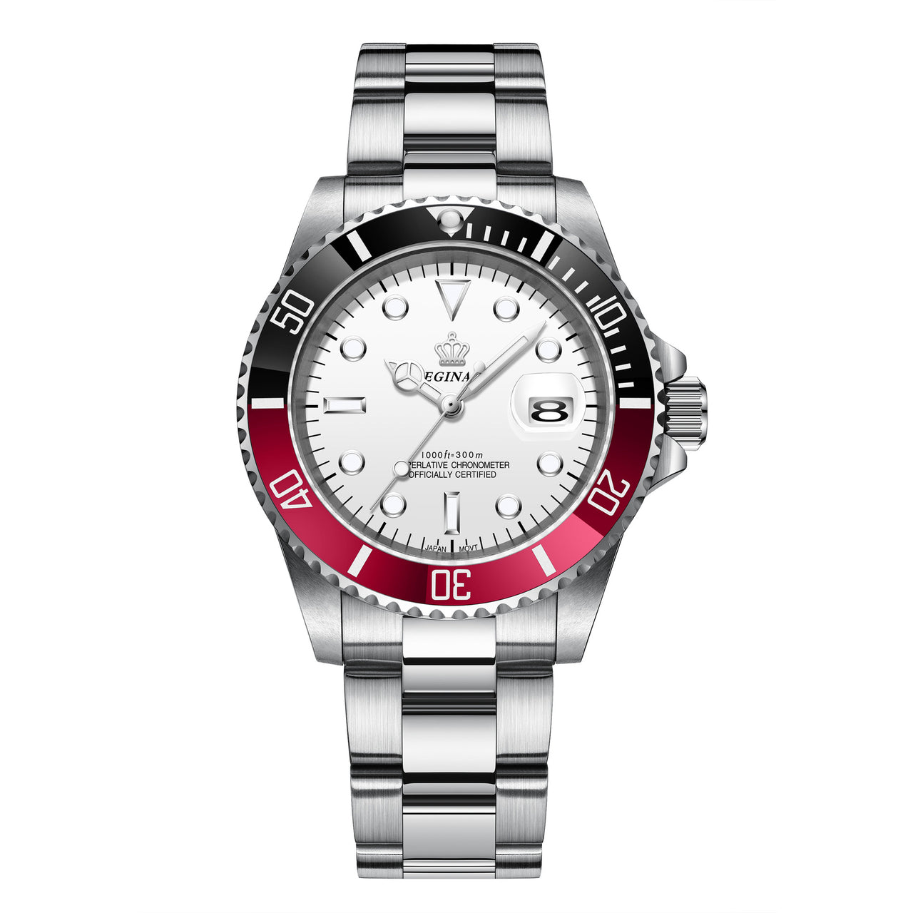 Fashion Multifunctional Quartz Watch for Men Stainless steel Luminous Luxury Stainless