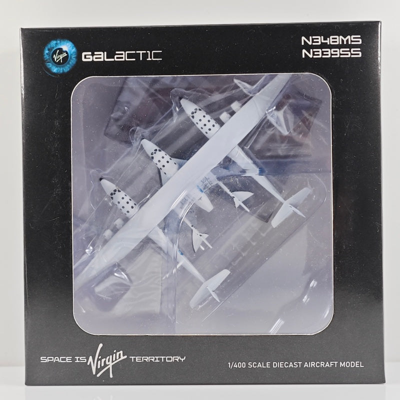 Galactic N348MS Old paint Virgin Space Ship Craft Aircraft Airplane Model (1:400 Scale)