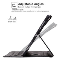 Thumbnail for Custom Design Image Logo Folio Cover for iPad  with PU Leather & Soft TPU Back (Business Style)