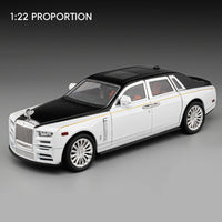 Thumbnail for 1:22 Rolls-Royce Phantom Wraith  Model Car Alloy Diecast 7 Doors Opened Sound Light