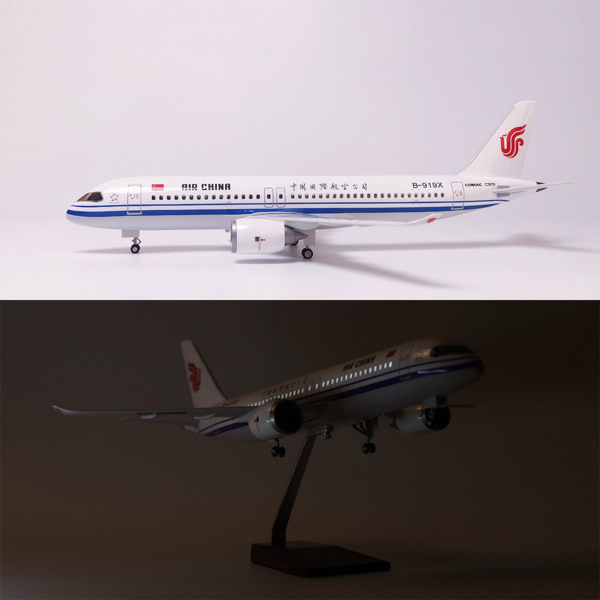 Air China COMAC C919 Airplane Model (47CM)