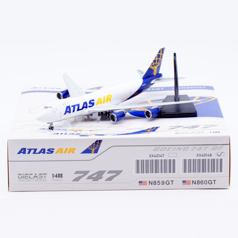 ATLAS AIR Airlines Boeing 747 B747-8F Airplane Model (1/400 Scale) - view 13