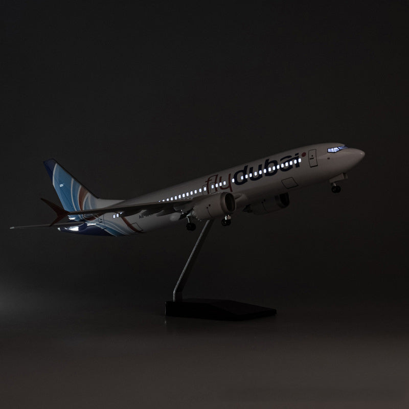 Fly Dubai Airline Boeing 737 MAX (Special Edition 47CM) Airplane Model