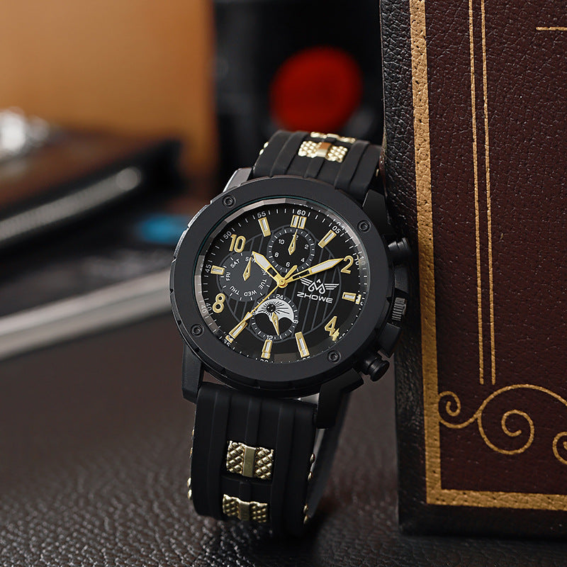 Fashion Men Quartz Watch Band Outdoor Sport Men's Wristwatch