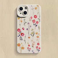 Thumbnail for Minimalist Fresh Style Phone Case For iPhone Shockproof Silicone Soft Cover