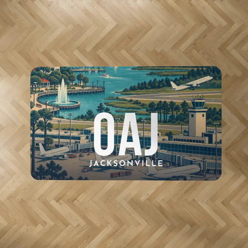 Albert J. Ellis Airport (OAJ) Carpets - Carpet Rectangle - Scene