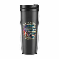 Thumbnail for Oaxaca International Airport (OAX) Travel Mugs - Badge - Plastic (No Holder) - Gray