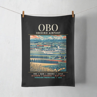 OBO - Poster - Towel - Black