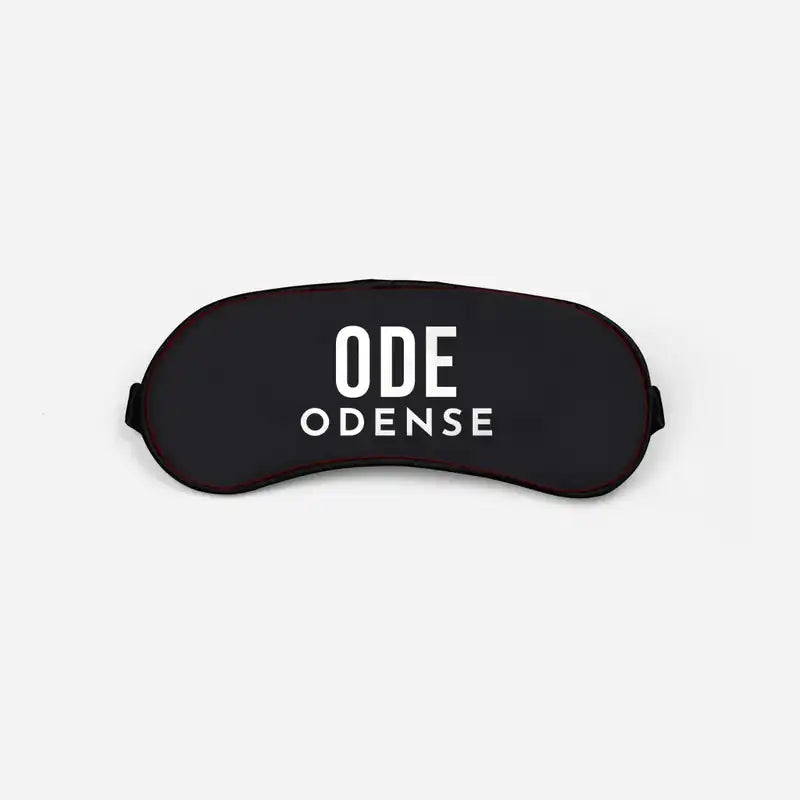 Odense Hans Christian Andersen Airport (ODE) Sleep Masks - Sleep Mask - Code - Black