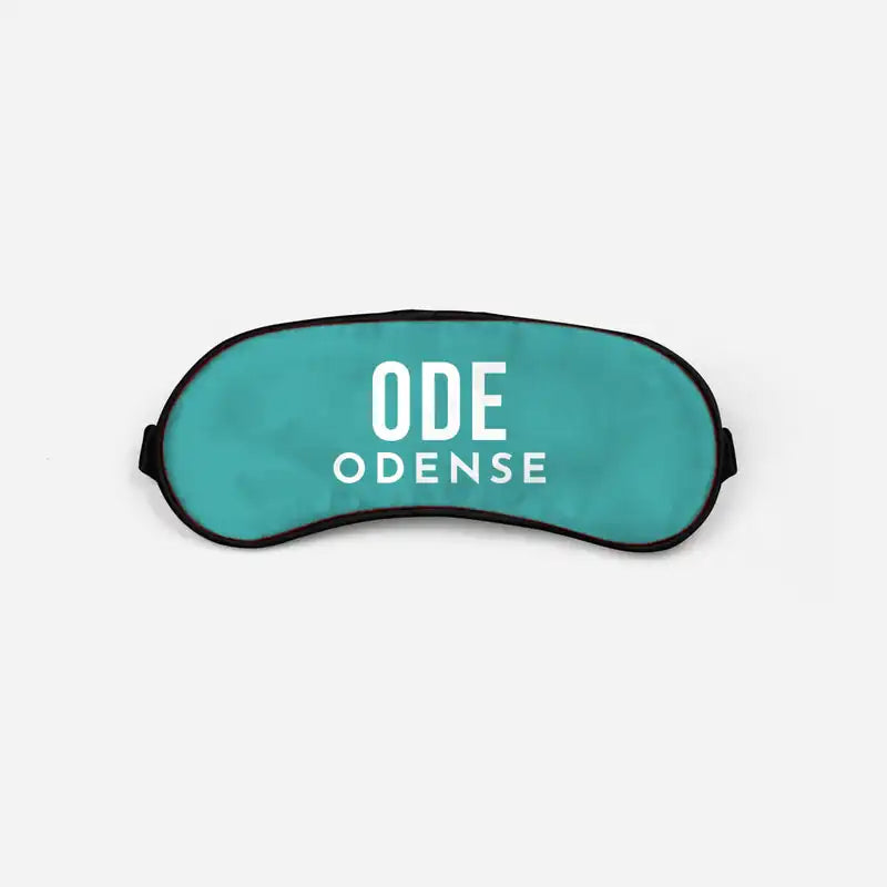 Odense Hans Christian Andersen Airport (ODE) Sleep Masks - Sleep Mask - Code - Turquoise