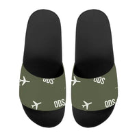 Thumbnail for Odesa International Airport (ODS) Slippers & Flip Flops - Slippers - Sport - Pattern - Green Army