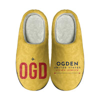 Thumbnail for Ogden Hinckley Airport (OGD) Slippers & Flip Flops - Slippers - Cotton - Code - Different - Yellow