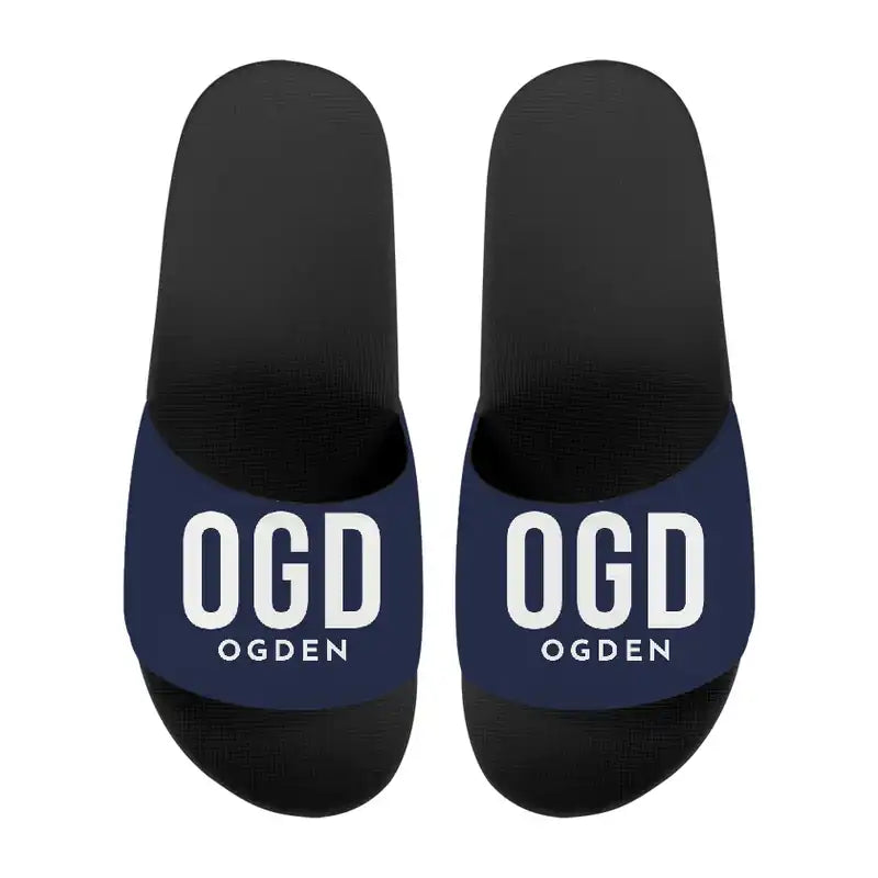 Ogden Hinckley Airport (OGD) Slippers & Flip Flops - Slippers - Sport - Code - Navy Blue