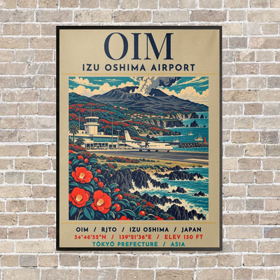 OIM - Poster - Canvas Framed - Beige