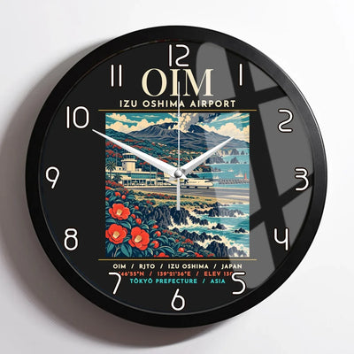 OIM - Poster - Wall Clock Framed - Black