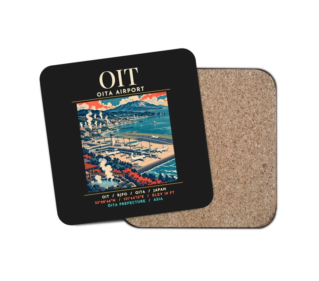 OIT - Poster - Coaster - Black