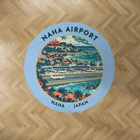 Thumbnail for Naha Airport (OKA) Carpets - Carpet Round - Badge - Light Blue